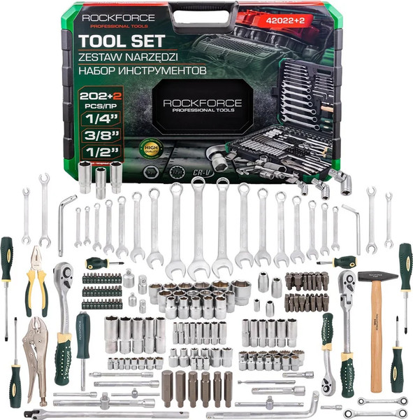 Универсальный набор инструментов RockForce RF-42022+2 - фото