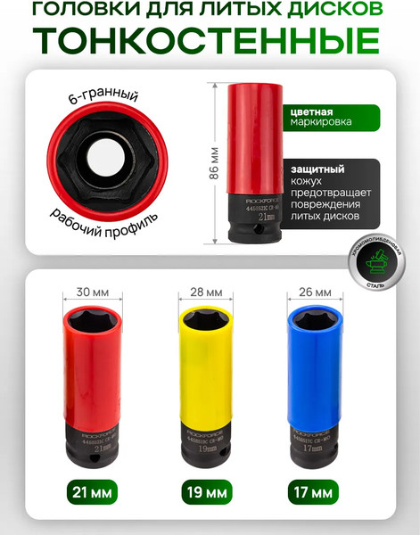 Универсальный набор инструментов RockForce RF-42222-5