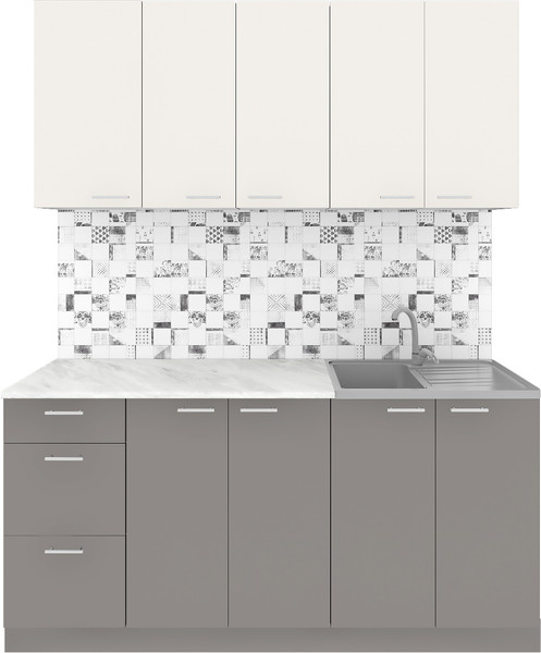 Кухонный гарнитур Агута Альфа 1.6/60 без столешницы - фото