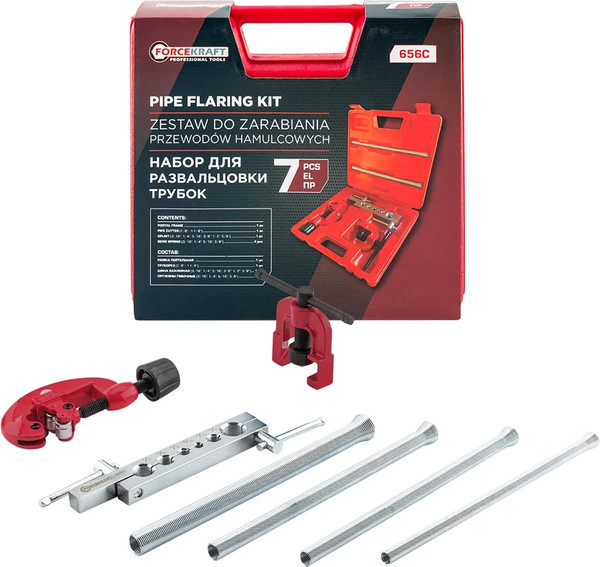 Набор для развальцовки трубок ForceKraft FK-656C