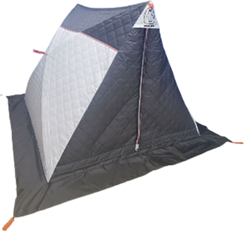 Палатка Пингвин Shelters Двускатная утепленная палатка 200x190 / 00752 (белый/серый) - фото