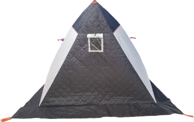 Палатка Пингвин Shelters Двускатная утепленная палатка 200x190 / 00752 (белый/серый)