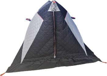 Палатка Пингвин Shelters Двускатная утепленная палатка 200x190 / 00752 (белый/серый)