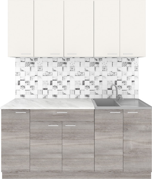 Кухонный гарнитур Агута Альфа 1.7 без столешницы - фото