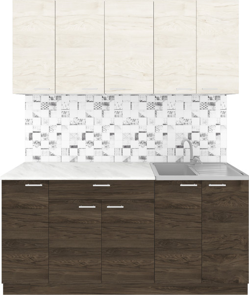 Кухонный гарнитур Агута Альфа 1.7 без столешницы - фото