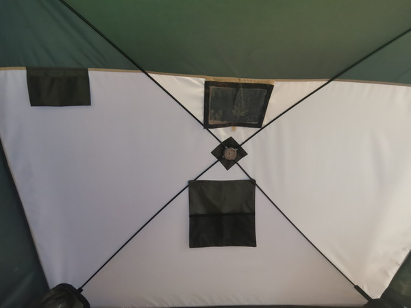 Палатка Пингвин Shelters Всесезонная двускатная 200x190 / 11752 (хаки/бежевый)