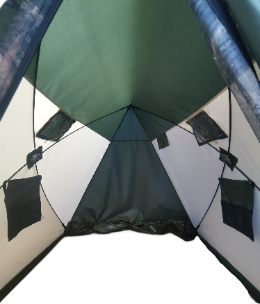 Палатка Пингвин Shelters Всесезонная двускатная 200x190 / 11752 (хаки/бежевый)