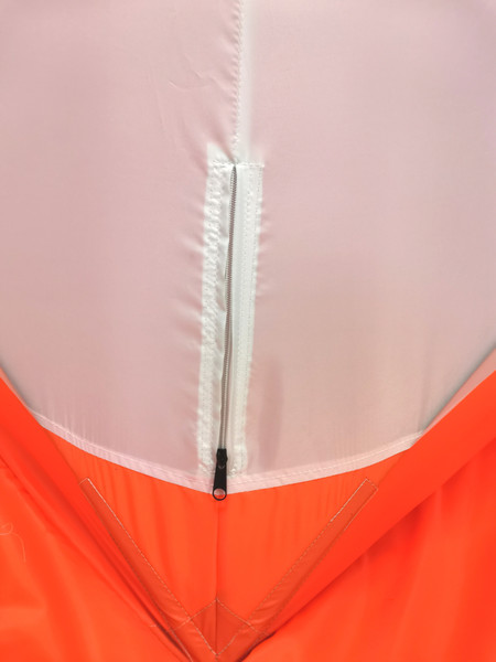 Палатка Пингвин Shelters MrFisher 1.7x1.7 в чехле (белый/оранжевый)