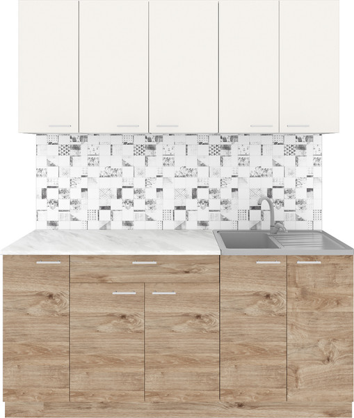 Кухонный гарнитур Агута Альфа 1.7 без столешницы - фото