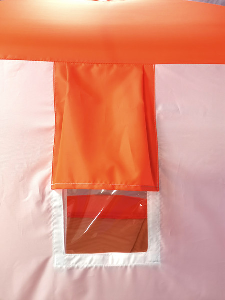 Палатка Пингвин Shelters MrFisher 2.0x2.0  в чехле (белый/оранжевый)