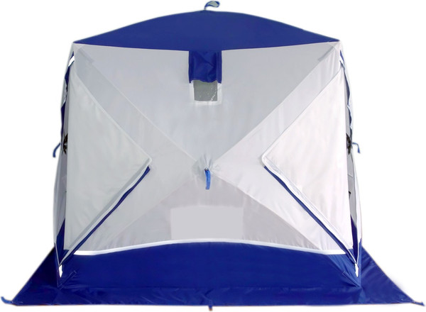 Палатка Пингвин Shelters Призма Премиум 1-слойная 215x215 Композит (белый/синий)