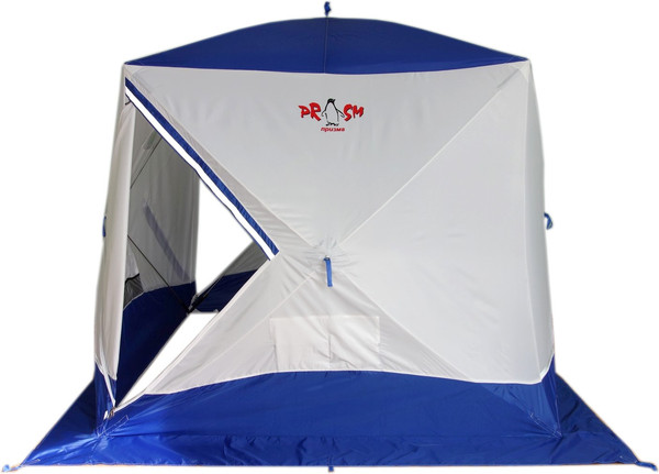 Палатка Пингвин Shelters Призма Премиум 1-слойная 215x215 Композит (белый/синий)