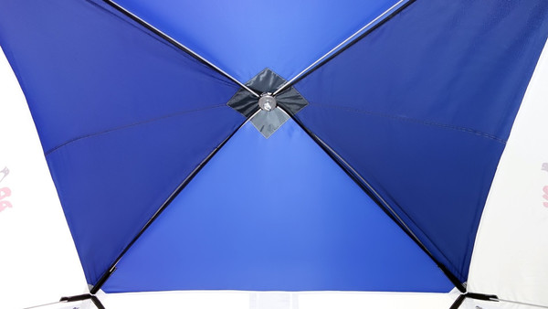 Палатка Пингвин Shelters Призма Премиум 1-слойная 215x215 Композит (белый/синий)