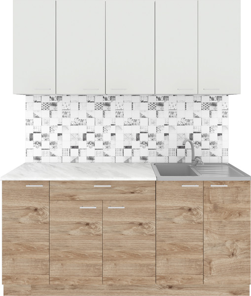 Кухонный гарнитур Агута Альфа 1.7 без столешницы - фото