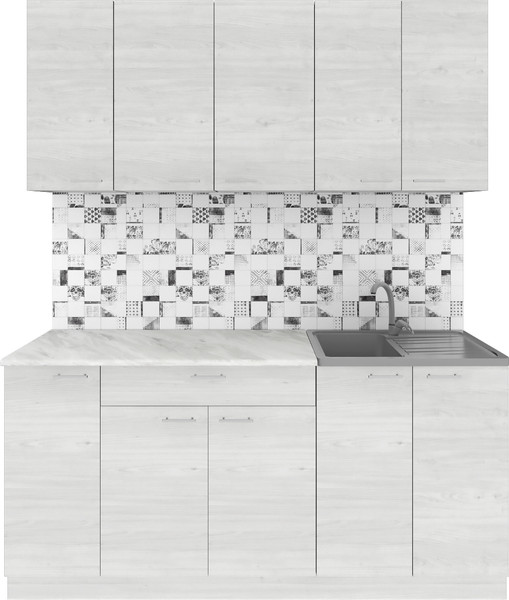 Кухонный гарнитур Агута Альфа 1.7 без столешницы - фото