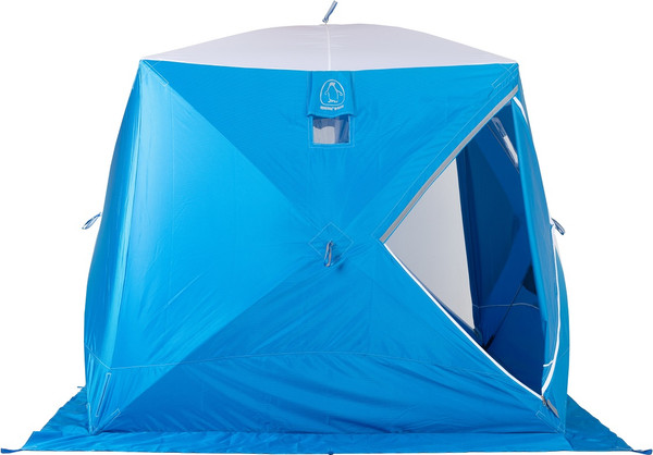 Палатка Пингвин Shelters Призма Премиум Strong 1-слойная 225x215 Композит (белый/синий)