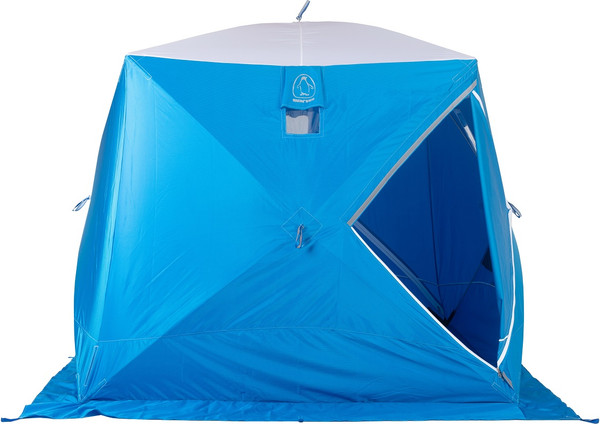 Палатка Пингвин Shelters Призма Премиум Strong 1-слойная 225x215 Композит (белый/синий)