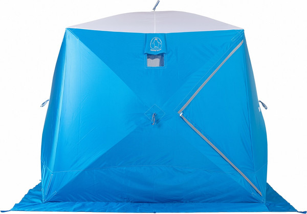 Палатка Пингвин Shelters Призма Премиум Strong 1-слойная 225x215 Композит (белый/синий)