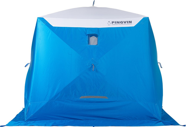 Палатка Пингвин Shelters Призма Премиум Strong 1-слойная 225x215 Композит (белый/синий)
