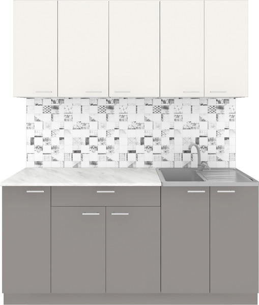 Кухонный гарнитур Агута Альфа 1.7 без столешницы - фото