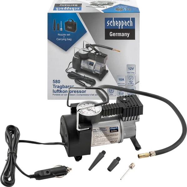 Автомобильный компрессор Scheppach Sch-580