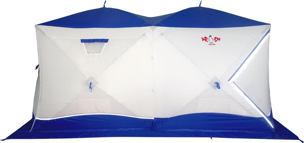 Палатка Пингвин Shelters Big Twin 2-слойная 400x215 Композит (белый/синий)