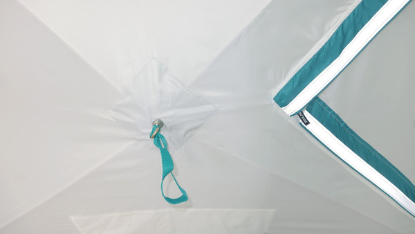 Палатка Пингвин Shelters Шелтерс Премиум 1-слойная 215x215 (белый/зеленый)