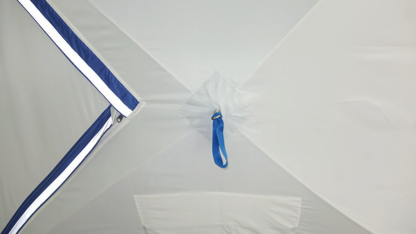 Палатка Пингвин Shelters Шелтерс Премиум 1-слойная 215x215 (белый/синий)