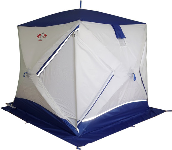 Палатка Пингвин Shelters Шелтерс Премиум 2-слойная 215x215 (белый/синий) - фото