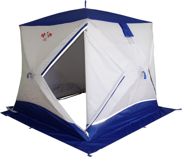 Палатка Пингвин Shelters Шелтерс Премиум 2-слойная 215x215 (белый/синий)