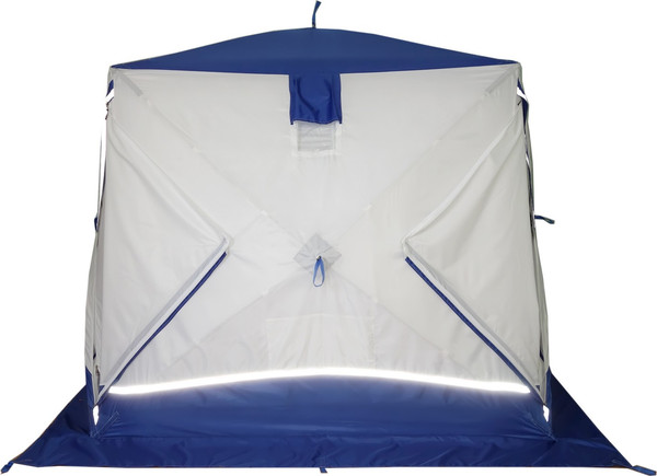 Палатка Пингвин Shelters Шелтерс Премиум 2-слойная 215x215 (белый/синий)