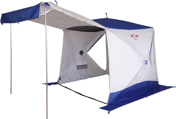 Палатка Пингвин Shelters Шелтерс Премиум 2-слойная 215x215 (белый/синий)