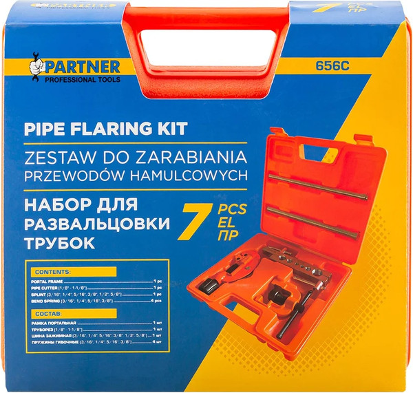 Набор для развальцовки трубок Partner PA-656C