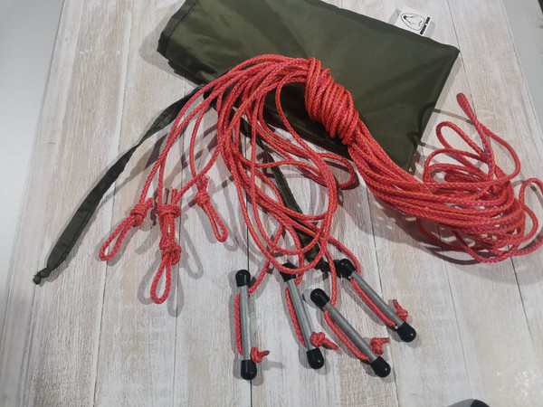 Набор колышков для палатки Пингвин Shelters +Растяжки 4шт / 25213