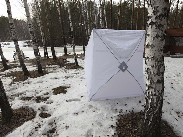 Палатка Пингвин Shelters Охотничья засидка Хант люкс зима (белый)