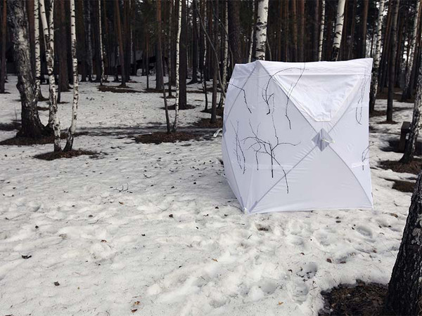 Палатка Пингвин Shelters Охотничья засидка Хант люкс зима (белый)