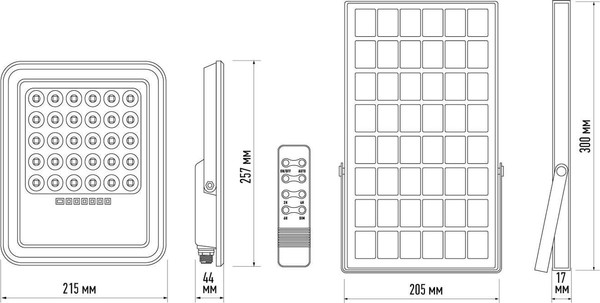 Прожектор JAZZway PFL Solar / 5058477