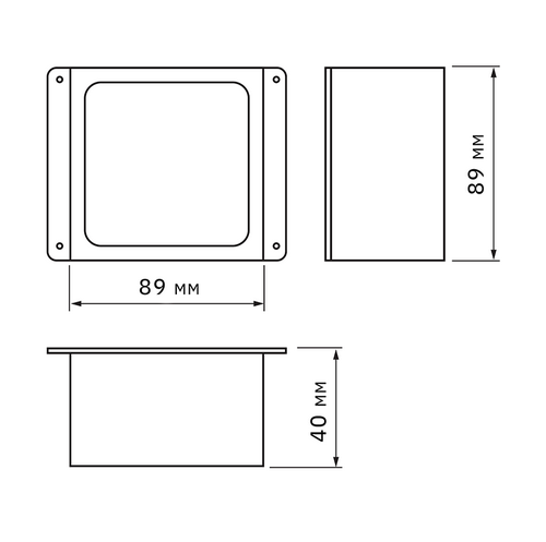 Панель светодиодная JAZZway PPL 089/G Opal / 5060173