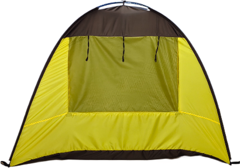 Палатка Пингвин Shelters Пляжная 200x190 (коричневый/желтый) - фото