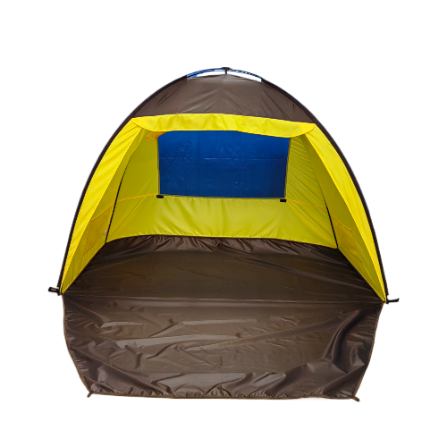 Палатка Пингвин Shelters Пляжная 200x190 (коричневый/желтый)