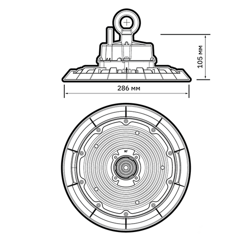 Светильник для подсобных помещений JAZZway PHB 06 PRO-5 150Вт / 5064058
