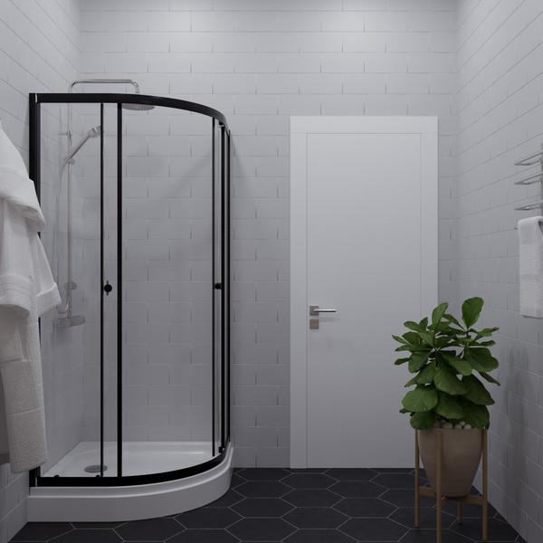 Душевой уголок Saniteco SNT-801 90х90 c поддоном