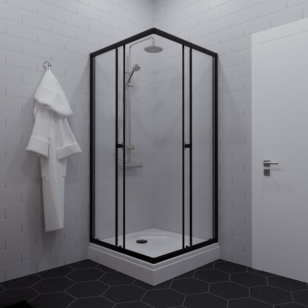 Душевой уголок Saniteco SNT-802 Cube 90х90 с поддоном