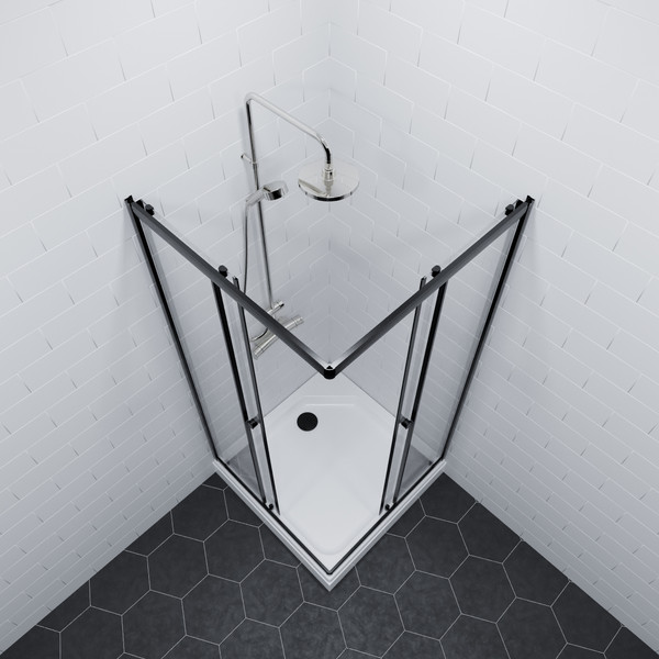 Душевой уголок Saniteco SNT-802 Cube 90х90 с поддоном