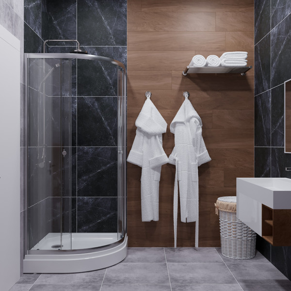 Душевой уголок Saniteco SNT-803 90х90 с поддоном