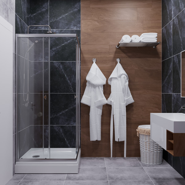 Душевой уголок Saniteco SNT-804 Cube 90х90 с поддоном