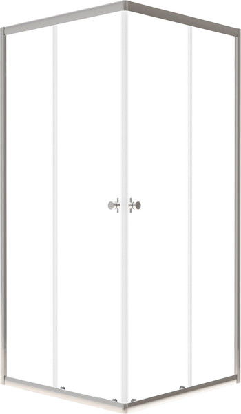 Душевой уголок Saniteco SNT-804 Cube 90х90 без поддона (хром/прозрачное стекло) - фото