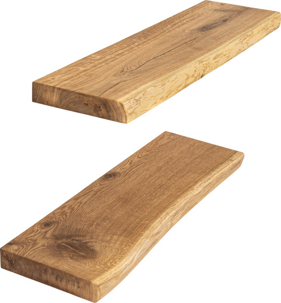 Полка Iva-Wood Solid Nature 40х19-22х4 / SW-013-SL