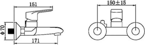 Смеситель Potato P30202