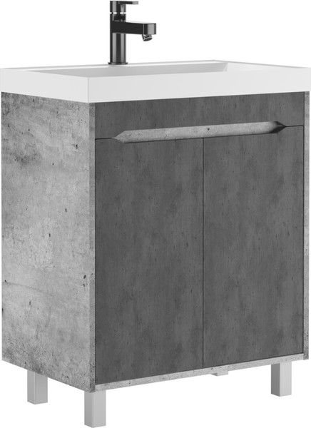 Тумба под умывальник Домино Unit 70 Loft В2 (бетон)